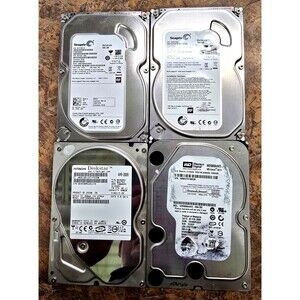 Lot of 4 3.5" 500Gb Hard Drives Untested